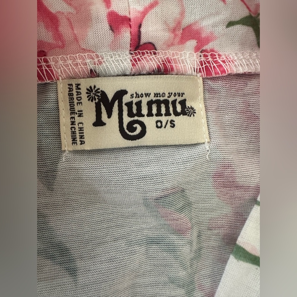 Show Me Your Mumu Brie Robe Garden of Blooms lightweight feminine robe size 0/S - Picture 9 of 10